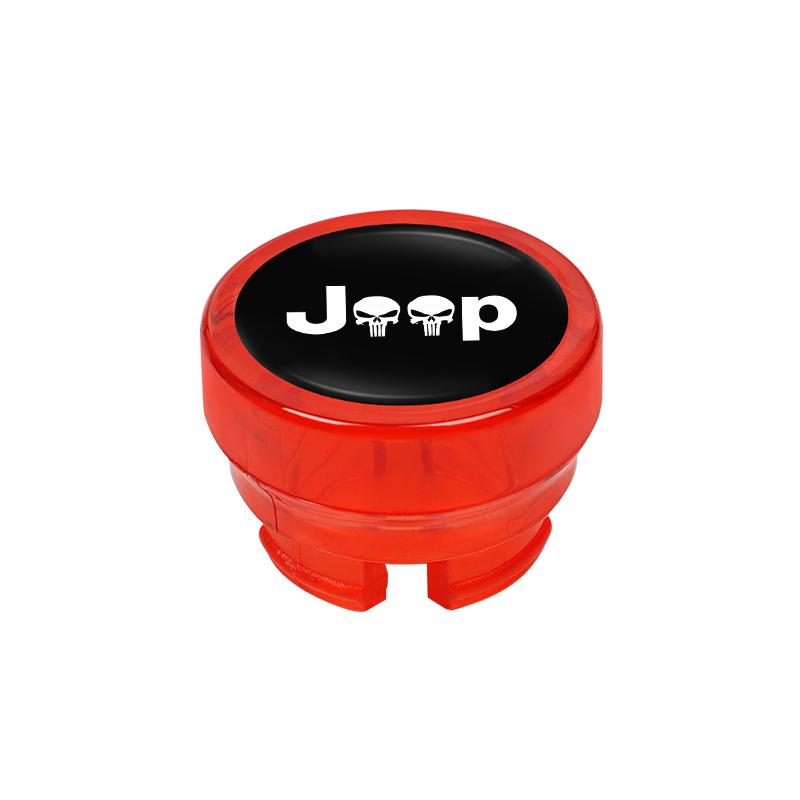 JOT2 Car Cigarette Lighter Cover Plug Dustproof Decorative Caps For Jeep Wrangler Grand Cherokee Avenger Compass Wagoneer Gladiator