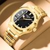 NIBOSI New Fashion Brand Mens Watches Quartz Movement Watch Luxury Stainless Steel Calendar Waterproof Sport Wristwatch for Man