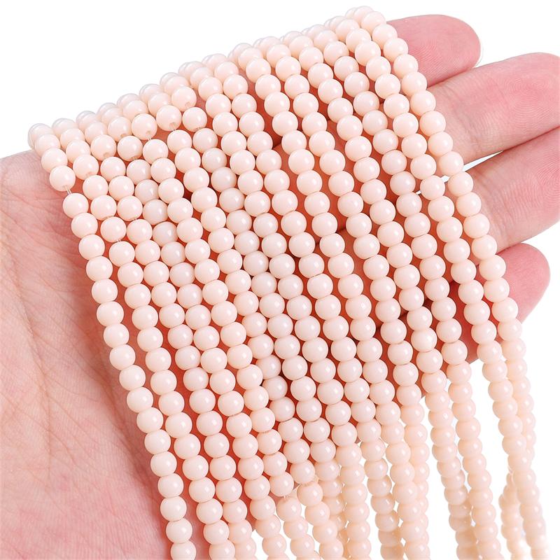 95Pcs Crystal Glass Beads Solid Loose Spacer Beads for DIY Necklace Bracelet Jewelry Making