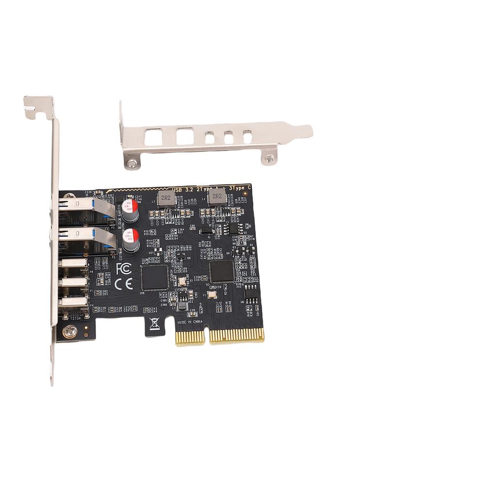 5 Ports PCIE USB 3.0 Card 10Gbps PCI Express to USB3.0 Type C Expansion Card for Desktop PC