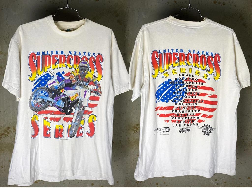 Винтажная футболка серии Supercross США 1995 года