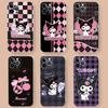 Мультяшный K-Kuromi Прозрачный Чехол Для Телефона Для iPhone 16 15 14 13 12 11 Pro Max Plus Мягкая Крышка