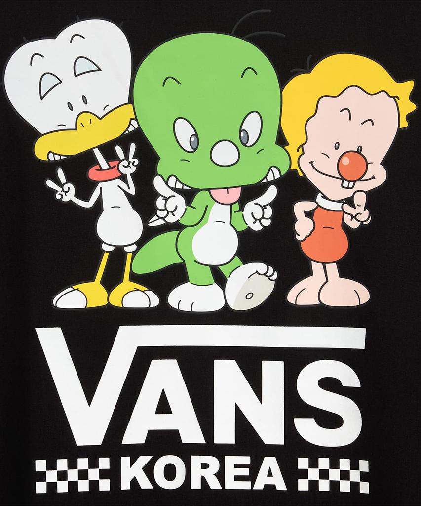 VANS Dooly Корея Футболка с коротким рукавом - Черный / Vn0012Pvblk1