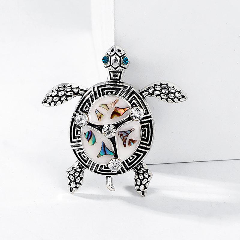 Винтажные преувеличенные броши в виде черепахи для женщин, одежда, ювелирные изделия, аксессуары для вечеринок, подарок