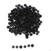 Set of 100 T5 Resin Snap Buttons Clips Press Studs For Sewing 12.4MM Black