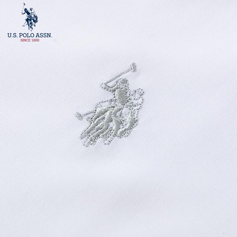 U.S. Polo Assn. Мужская рубашка с длинным рукавом из шелковой смеси