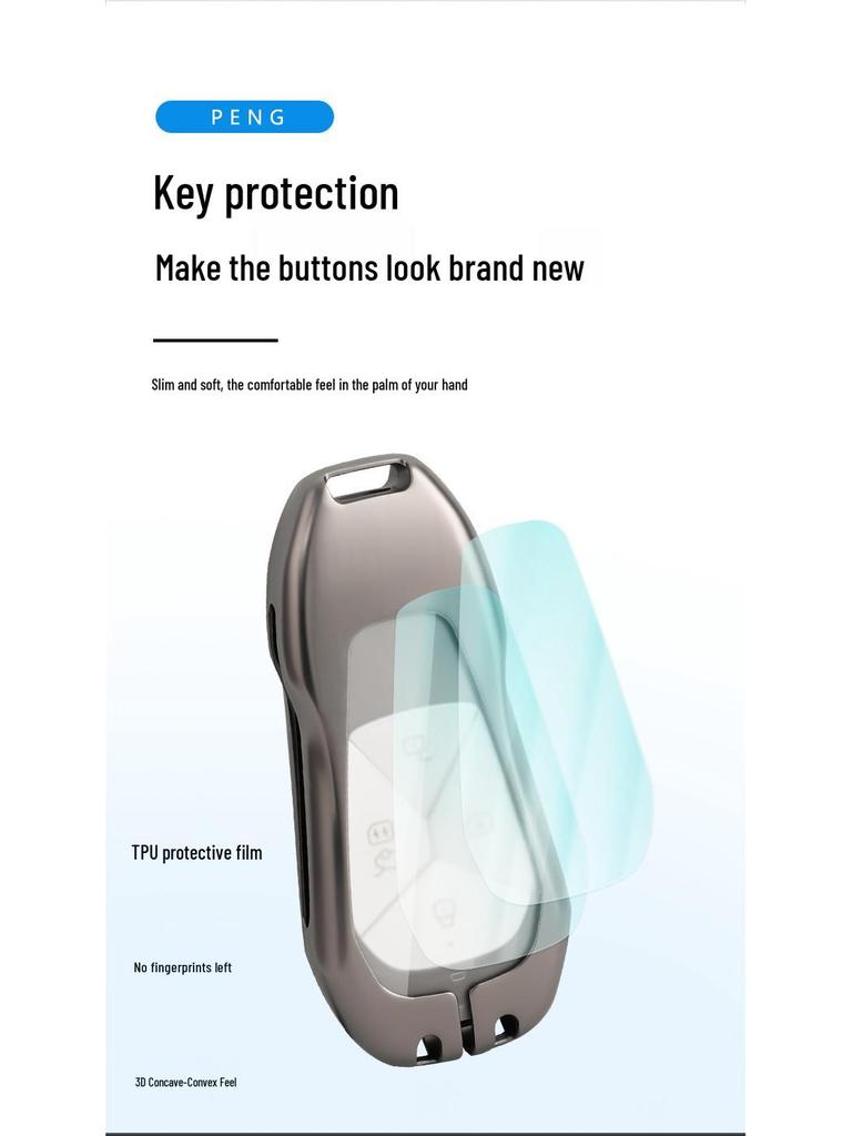 Xiaopeng P5/G3i/P7 Key Cover: Protective Case & Buckle for 21/22 Models – Unisex High-End Design