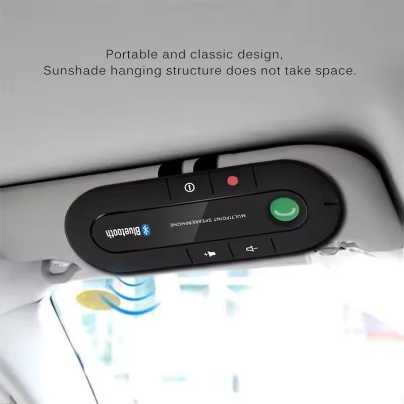 Беспроводная Bluetooth-колонка Handsfree для автомобиля, Универсальная громкая связь, MP3-плеер, Адаптер-приемник автомобильного аудио
