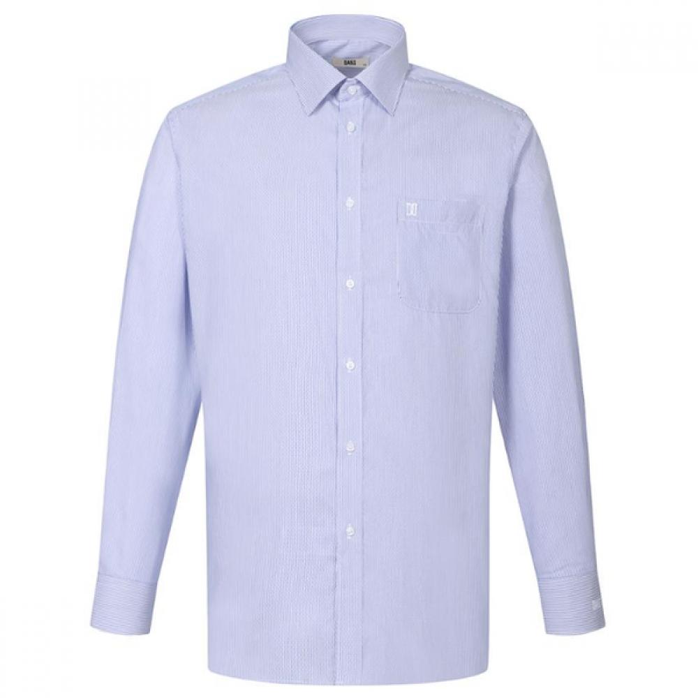Daks 26ss Хлопковая смесовая рубашка в полоску Regular Fit, простая в уходе Dmp1shdl120b1