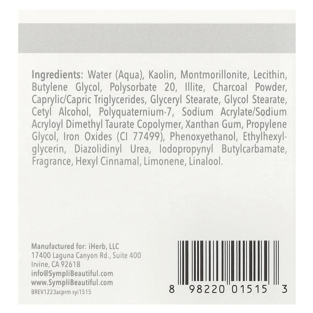 Activated Carbon Pore Refining Beauty Mask, 113G(4Oz)