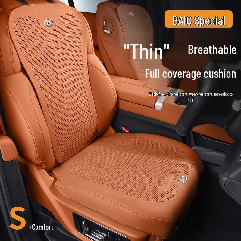 Suitable for BAIC ARCFOX Alpha S, E5 Koala, S6, T6: Breathable, All-Season, Full-Surround 5-Seat Car Cushion Mat.