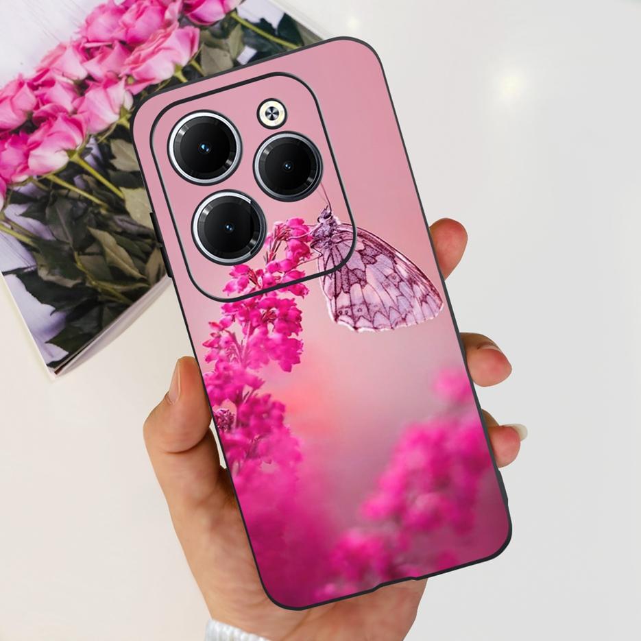Чехол для Infinix Hot 40 Pro X6837 Милый Модный Чехол Мягкий Силиконовый Чехол для Телефона Для Infinix Hot 40i Hot40 Pro Hot40i Чехлы Бампер