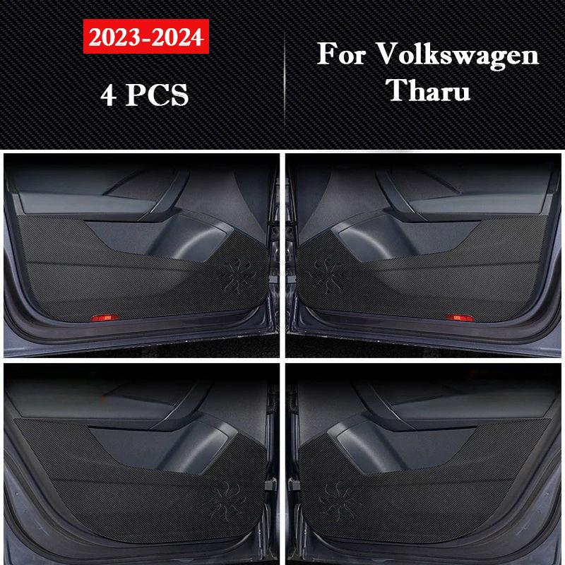 Для Volkswagen Tharu 2019-2026 Автомобильные накладки на двери от пинков Защитные наклейки на перчаточный ящик Пленка устойчивая к царапинам Аксессуары для интерьера