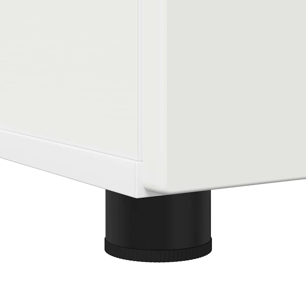 Bathroom Cabinet White 61 x 35 x 64 cm Particleboard & Metal