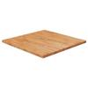 343031 vidaXL Square Table Top Light Brown70x70x2.5cm Treated Oak Wood