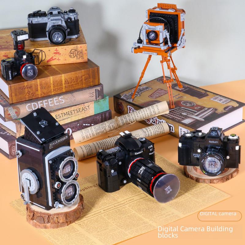 Zhegao Creative Camera Polaroid Модель Строительные Блоки - DIY Головоломка Игрушка Орнамент