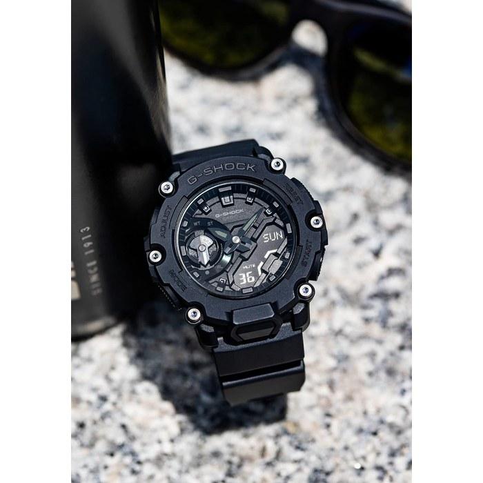 [Casio] Мужские часы G-Shock GA-2200BB-1AJF, Черные