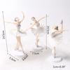 3Pcs Baby Shower Wedding Party Baking Girl Doll Cupcake Topper Cake Topper Ballet Girls