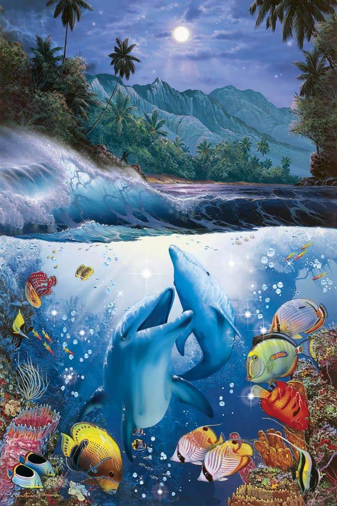 Пазл на 1000 деталей Пазл Мастер Лунный Прицел! Шангри-Ла (50x75cm)