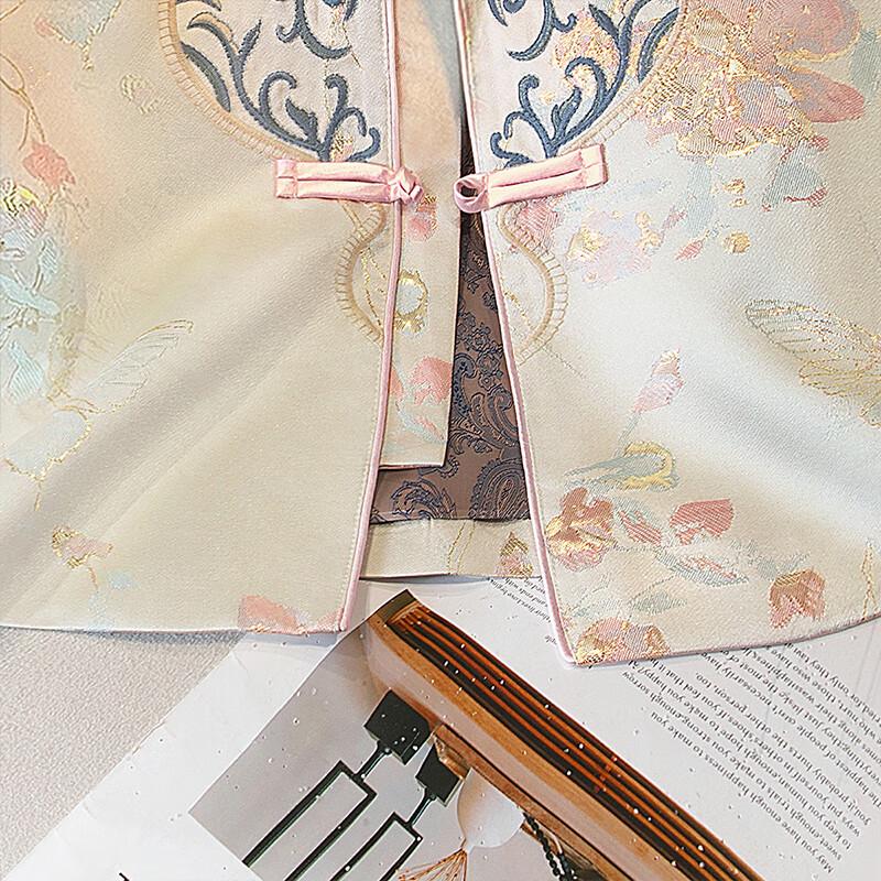 Women's New Chinese Style Embroidered Stand Collar Vest