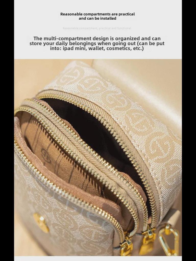 Летняя роскошная женская сумка через плечо с двумя отделениями 2023 года — большая вместимость и универсальность