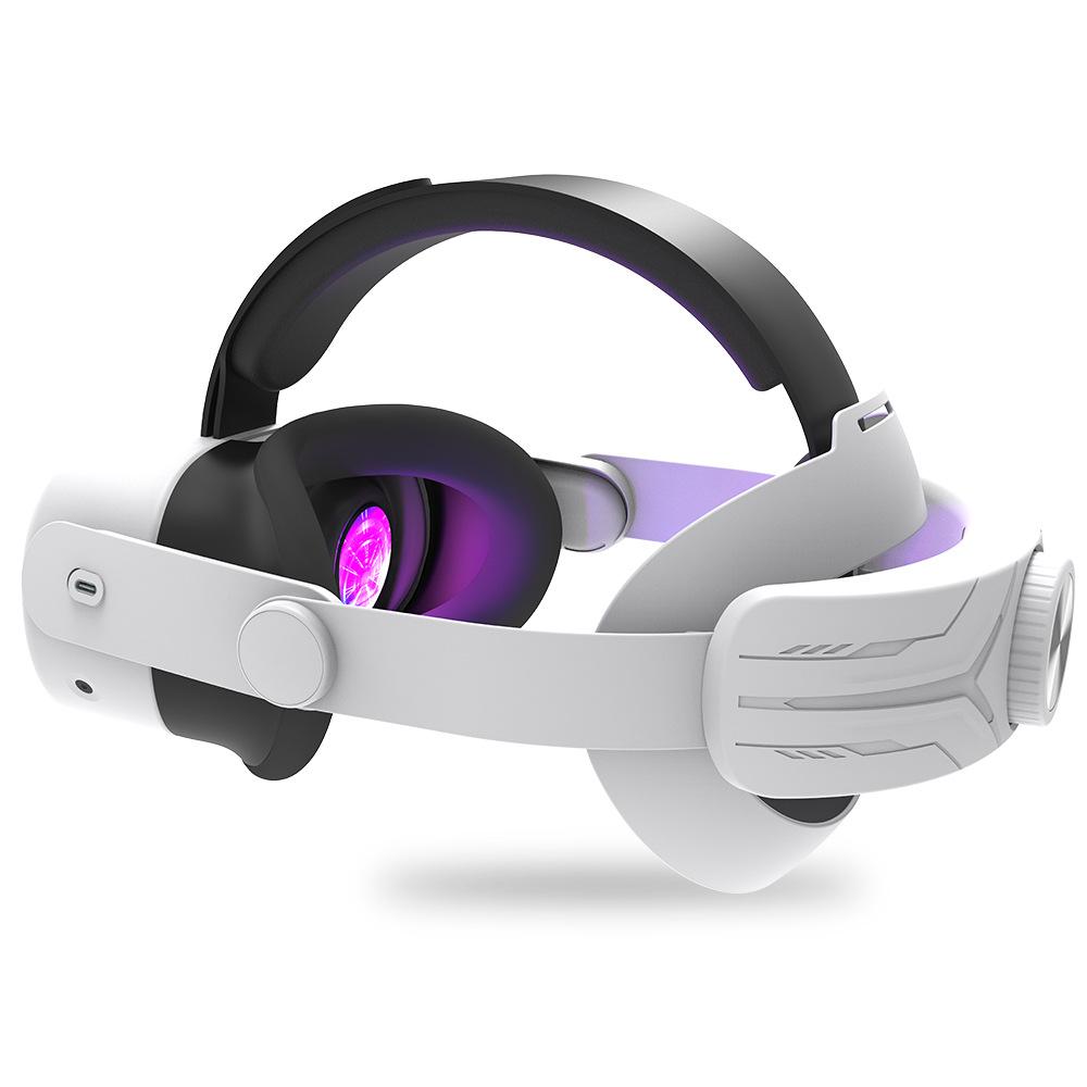Аккумуляторная батарея емкостью 12000 мАч, повязка на голову для Meta Quest 3s VR, аксессуары 2024 Oculus Quest 3 S RGB Eilte Halo, повязка на голову, быстрая зарядка 25 Вт