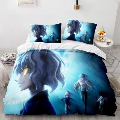 Модный аниме постельный комплект HUNTER×HUNTER Односпальный Полуторный Двуспальный Кинг-сайз Комплект для кровати Взрослый Детский Спальня Комплекты пододеяльников Домашний текстиль