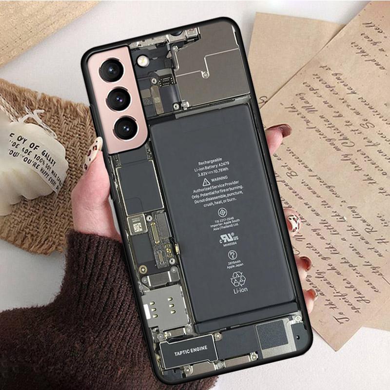 Чехол для телефона с аккумулятором для Samsung S22 S20 Ultra S20 S22 S21 S10 S9 Plus S10E S20FE Note10Plus Note20 9, материнская плата