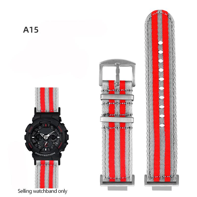 Нейлоновый холщовый ремешок для часов для GSHOCK Casio DW5600 DW-5600 GA110 GA100 GA120 GM2100 GA2100 GA2110 Модифицированный ремешок Спортивный ремешок