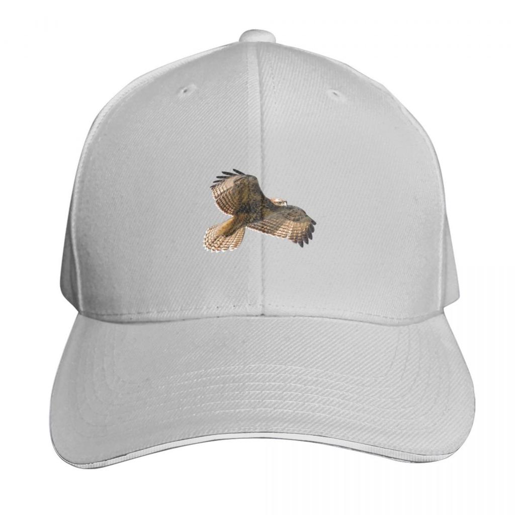 Redtailed Hawk Baseball Cap Quick Dry Performance Cotton Twill Breathable Contrast Two Tone Brim