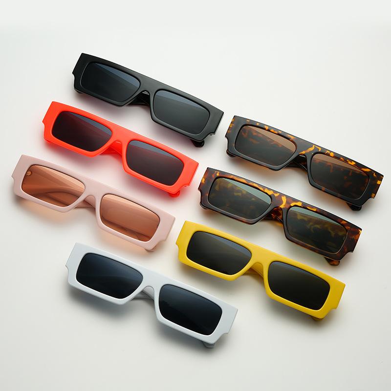 New European and American fashion square small frame sunglasses men and women simple street sunglasses Internet celebrity glasses s