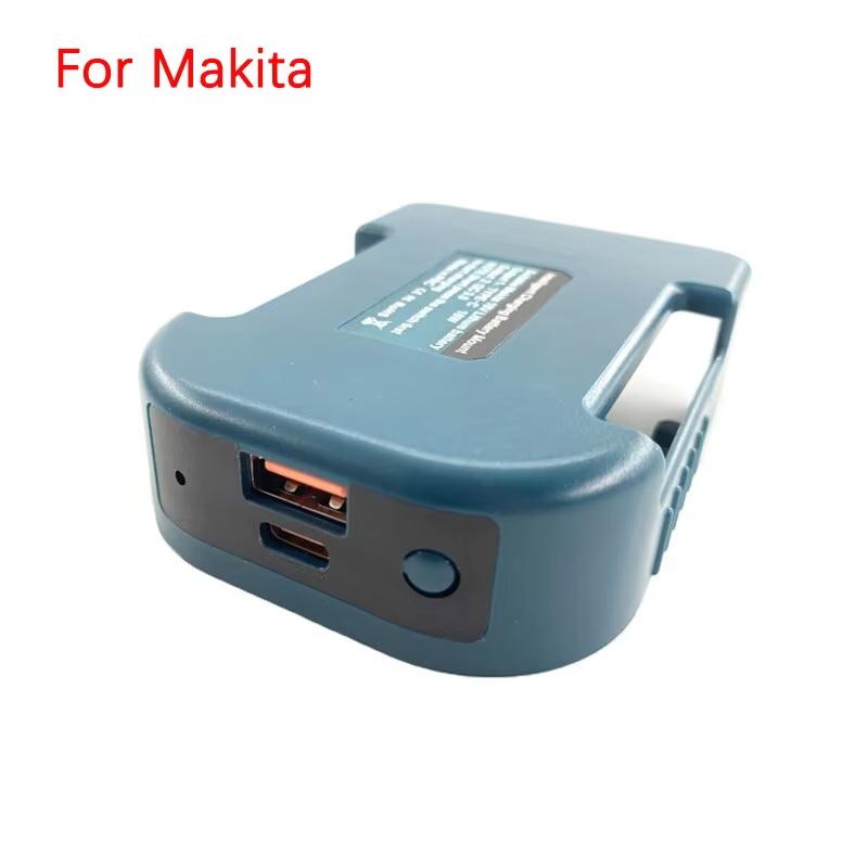 Зарядное устройство-адаптер Для Makita Для Dewalt Для Milwaukee 18V 20V Li-ion С USB Type-C Держатель аккумулятора Быстрая зарядка