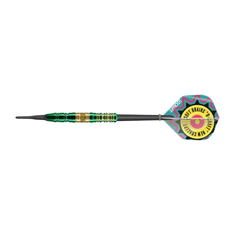 Full of spare parts ZONE Series Megahertz 2 Green 2BA Soft Darts High Quality Beginner Practice My Darts [D-CRAFT]