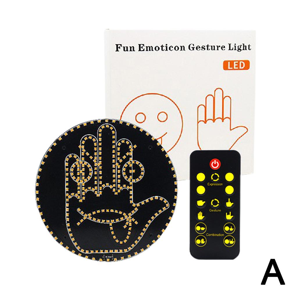 Выражение веселья жест светодиодный дисплей на заднее лобовое стекло автомобиля со знаком, сообщением смайлики доска удаленного освещения автомобиля K4d7