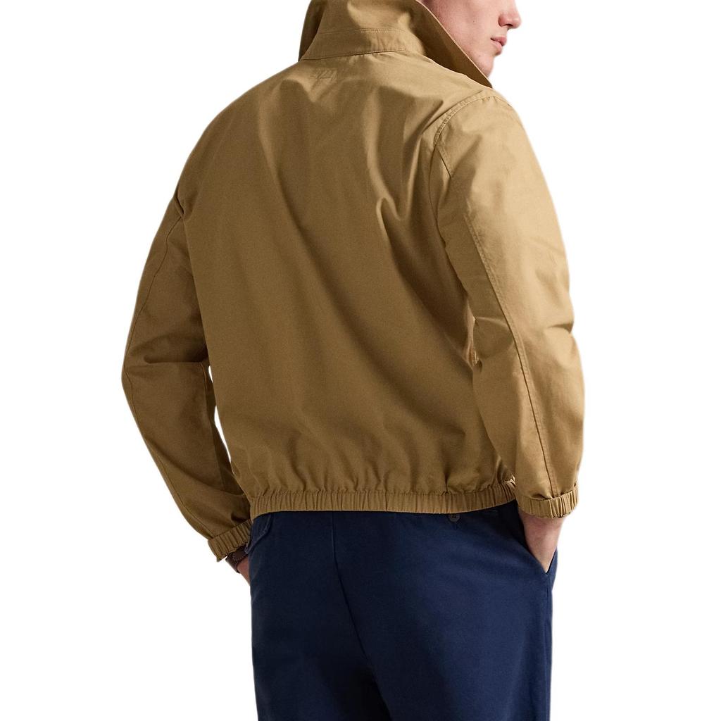 Куртка Polo Ralph Lauren из хлопка с прямым воротником, планкой на пуговицах и эластичными манжетами, с длинным рукавом, мужская, 710A12636-003