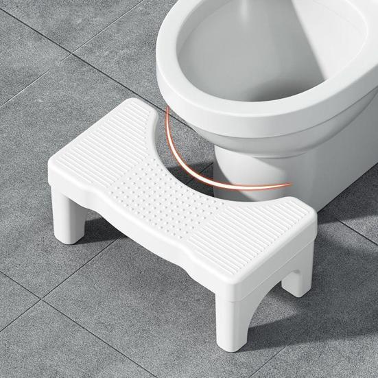 Табурет для унитаза Табурет для сидения на корточках Портативный пластиковый горшок для взрослых Пожилые люди Детская ванная комната Нескользящая Детская мытье рук Ноги