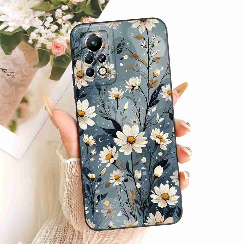 Phone Case For Infinix Note 11 Pro X697 Butterfly Shockproof Case For Infinix Note11 Note 11 Pro Soft Silicone Back Cover 6.95"