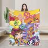 Плед Littlest Pet Shop для дивана Мягкий уютный плюшевый плед 50x60 дюймов Несколько размеров Покрывала для всех сезонов