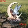 Moonlight Fairy, 2D Flat, Acrylic, Garden Pile Signage, Suitable for Courtyard, Lawn, Holiday Party Decoration, Garden, Christmas, Gifts