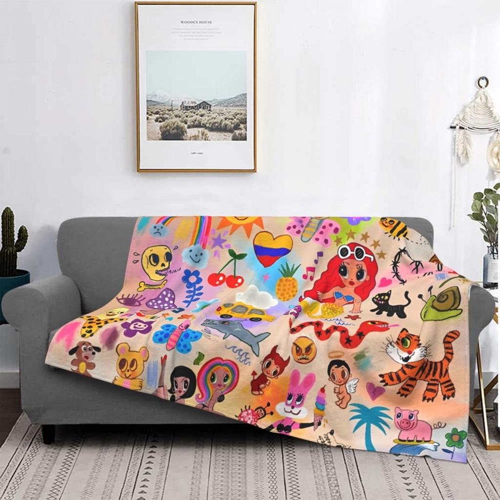 Manana Sera Bonito Karol G Одеяла Флис Текстильный Декор Портативные Супер Мягкие Пледы для Домашнего Дивана Покрывало