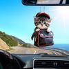 Подвеска в форме кошки, автомобильное подвесное украшение, реалистичный вид, легко повесить авто зеркало заднего вида