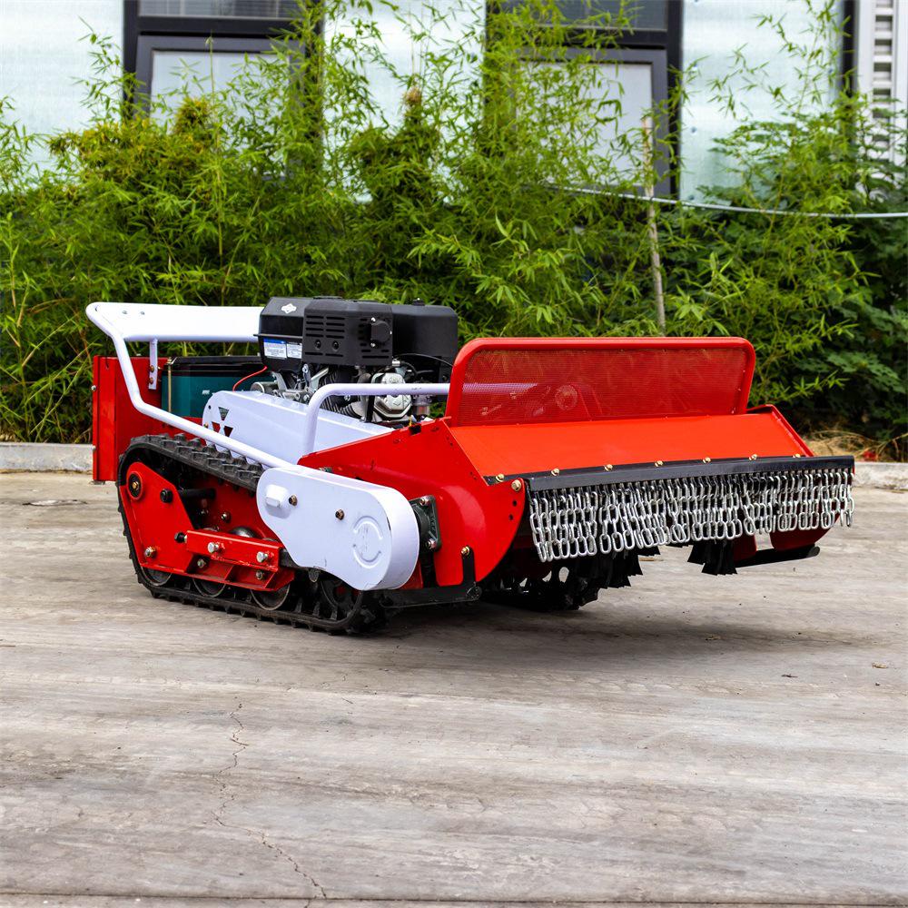 Remote-Controlled 80 Type Compact Crawler Lawnmower for Orchards and Pastures