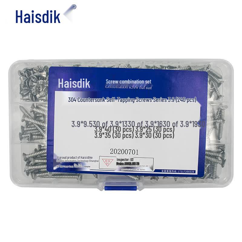 Саморезы Heistick из нержавеющей стали 304 с потайной головкой