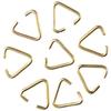 iron Triangle Open Jump Rings gold, silver 15mm Split Rings  Jewelry Accessories