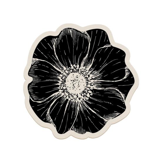 Подставка из диатомита в форме цветка, термостойкая, нескользящая, коврик для стола, быстро впитывающий воду, для кухни, обеденного стола, декоративный домашний декор