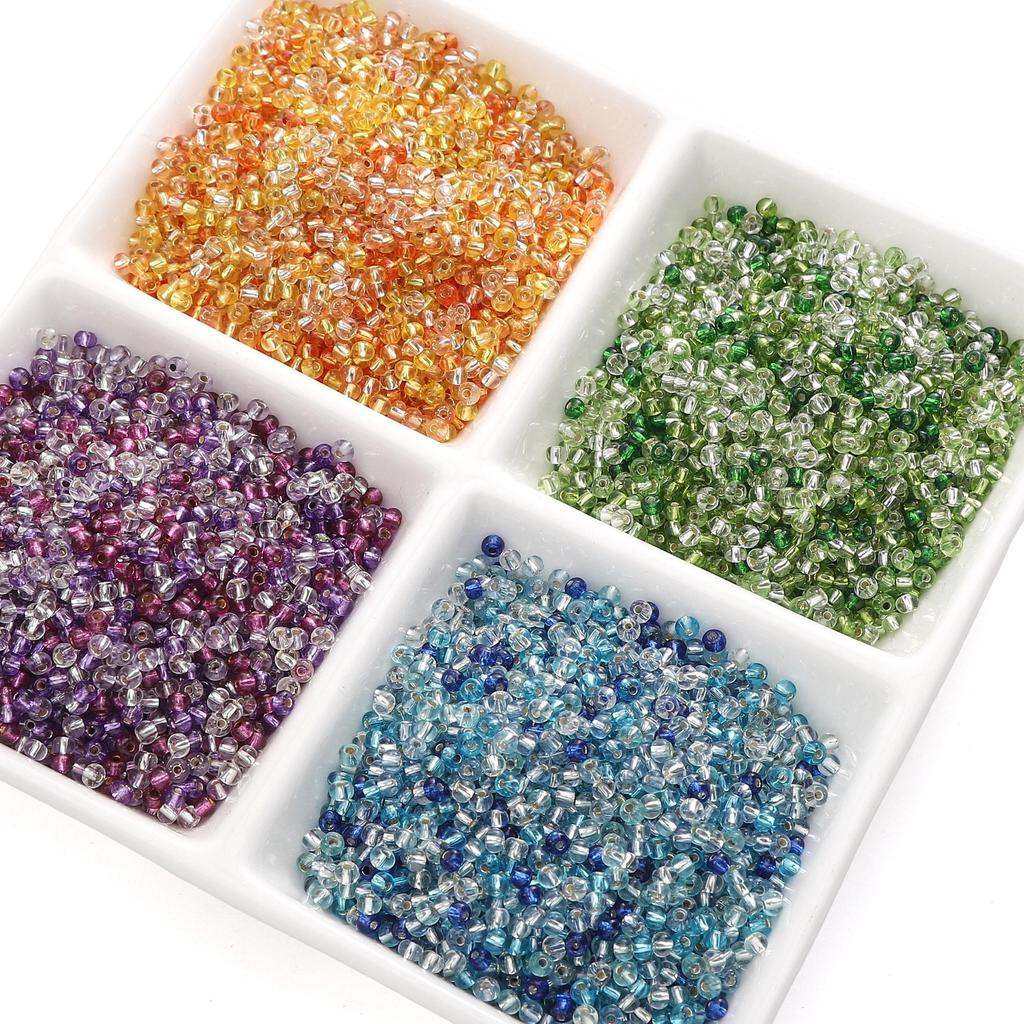 300Pcs Domestic High-Quality Glass Seed Beads Lnterval Scattered Beads For DIY Bracelets Necklaces Jewelry Making