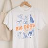 Vintage Big Dogs Fan Club Graphic Tee Short Sleeve Cotton Tshirt For Dog Owners Animal Lovers Dog Mom Shirt For Unisex