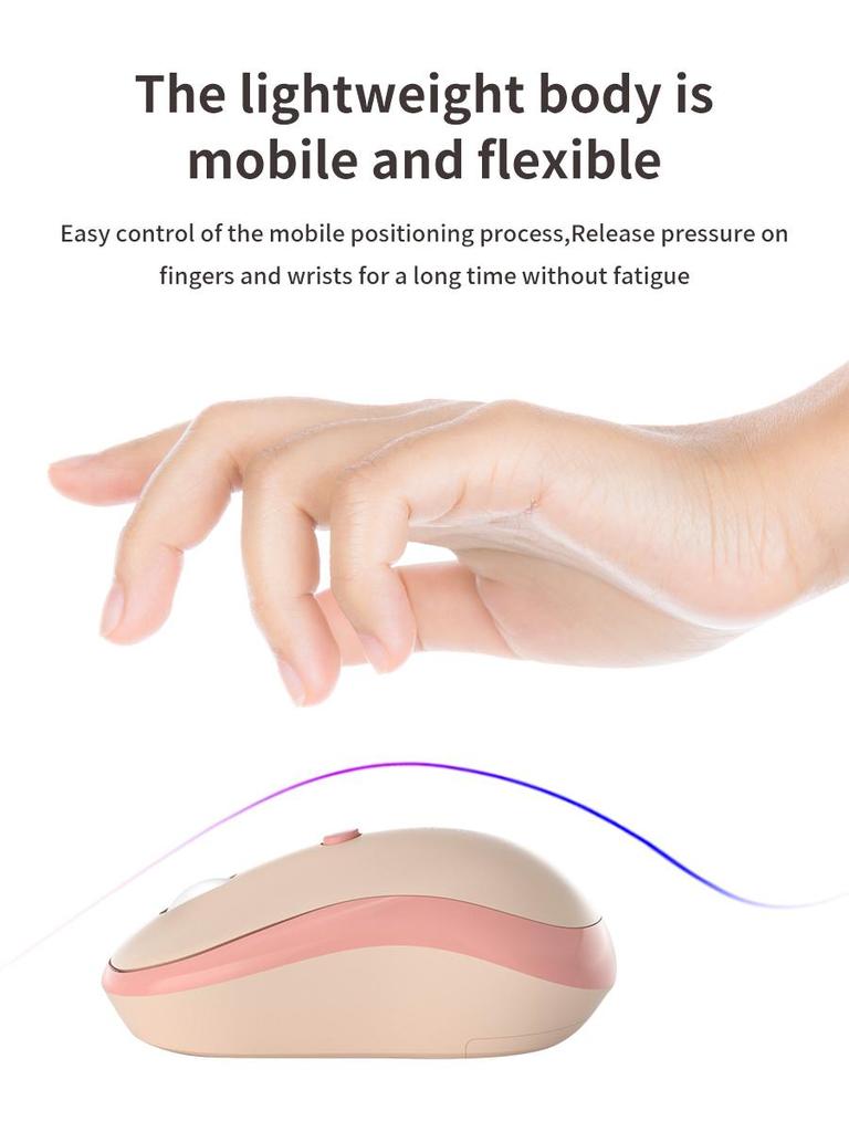 Беспроводная бесшумная мышь MOFI 2.4G — портативный выбор для левшей и правшей