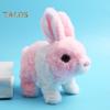 Электрическая игрушка кролик интерактивная мягкая игрушка прыгающие уши дергающийся трясущийся кролик игрушка для малышей игрушка для ползания на животе пасхальные подарки