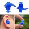 1Pair Soft Blocks Silicone Spiral Waterproof Plug Swimming Ear Protection Diving Earplugs